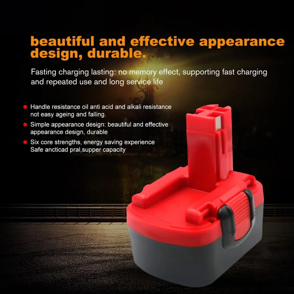 14.4V 2000mAh Ni-CD Replacement Rechargeable tool battery For BOSCH BAT038 15614 1661 1661K 22614 3660CK Multifunction