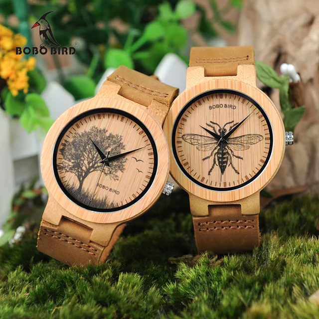 BOBO BIRD Watch Men Wooden Lifelike Print Dial Face Quartz Watches Fashion 3D Vi BOBO BIRD Watch Men Wooden Lifelike Print Dial Face Quartz Watches Fashion 3D Vi