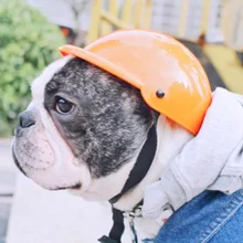 Собака Кошка Шляпа собака мотоциклетный шлем для собаки костюм для питомца ABS пластик игрушечный шлем Кепка мотоцикла для собаки 3 размера 5 цветов