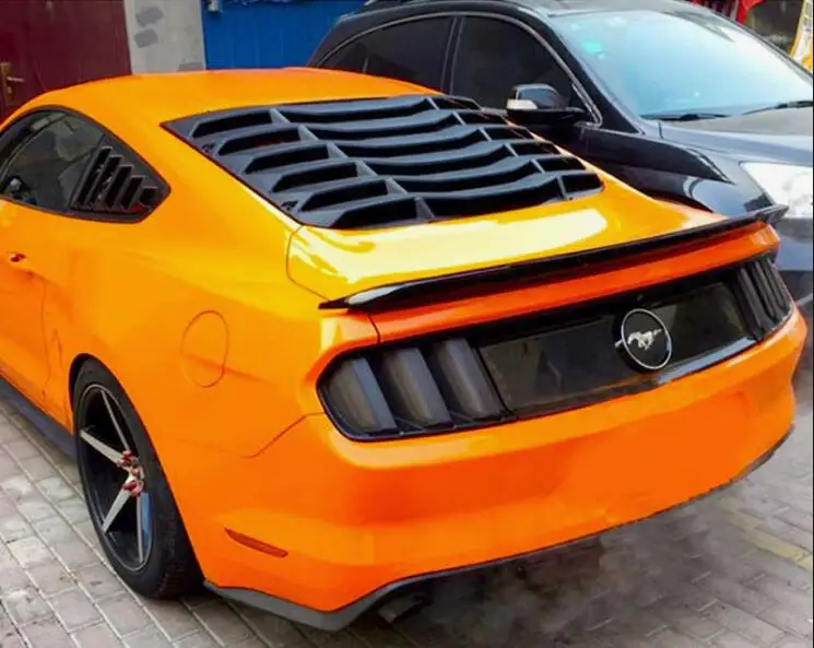 Спойлер для Ford Mustang- Mustang GT RS спойлер Высокое качество ABS Материал заднее крыло автомобиля праймер цвет задний спойлер