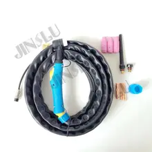 Высокое качество WP-17 с воздушным охлаждением аргонно-дуговая сварка факел 8 м с голубой головой тела