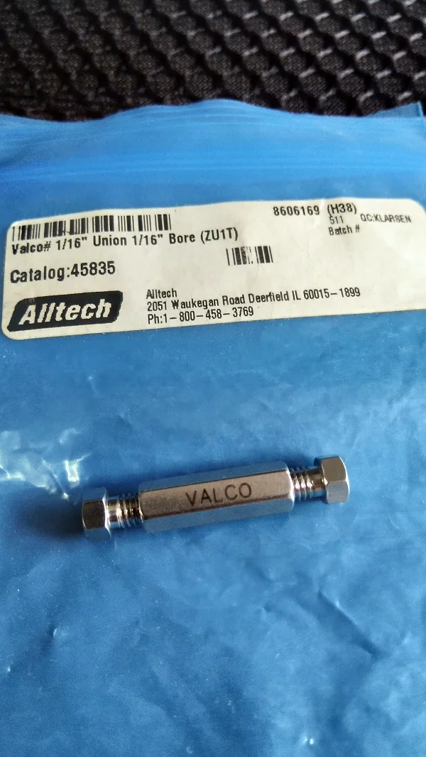 Для HPLC с двухполосной жидкостной хроматографией из нержавеющей стали для трубопровода 1/16 дюйма
