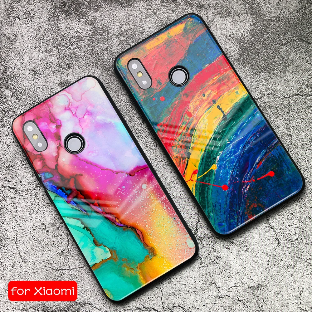 

FinderCase Cover for xiaomi Mi 8 SE Tempered Glass Hard Back Phone cover for Xiaomi Mi 6 8 9 SE Mix 2 2s 3 max 3 mi 9 8 lite