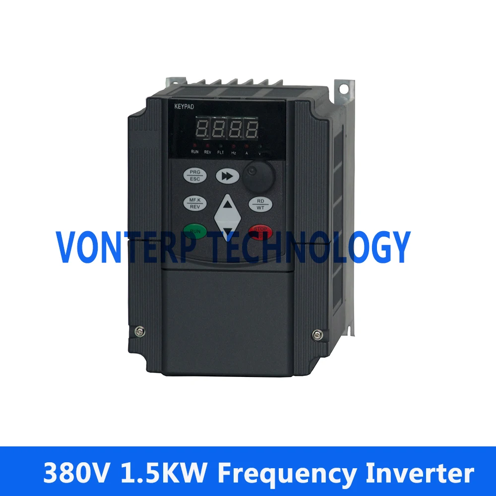 

1.5KW Variable Frequency Drive, Frequency Converter, AC Driver,VFD 380V 3.7A