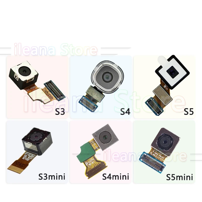 

For Samsung Galaxy S3 i9300 S4 i9500 S5 G900f Mini i9195 G800f Original Rear Big Main Back Camera Flex Cable