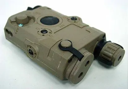 

FREE SHIPPING Tactical PEQ 15 Airsoft RIS Battery Case Box Tan for AEG standard An peq 15 RIS weaver rail