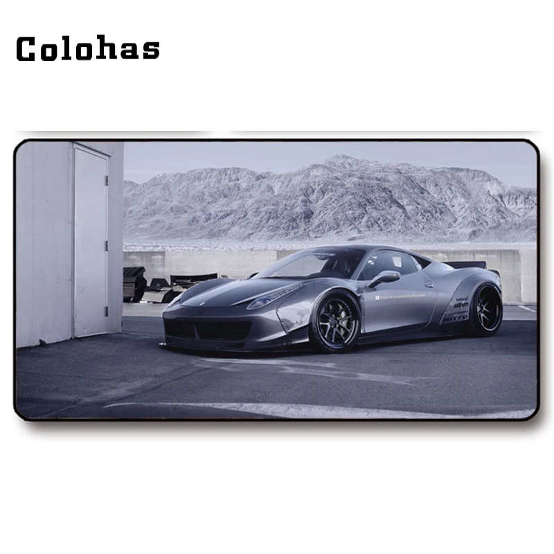 

Colohas Cool Car Pattern Men Gamer Mouse Mat Large Size Rubber Cloth Gaming Mouse Pad Non-slip Mice Pad for Macbook HP Dell