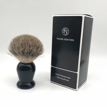 

Christmas Sales "FS"-20mm Best Badger Hair Shaving Brush Faux Ebony Handle FREE SHIPPING