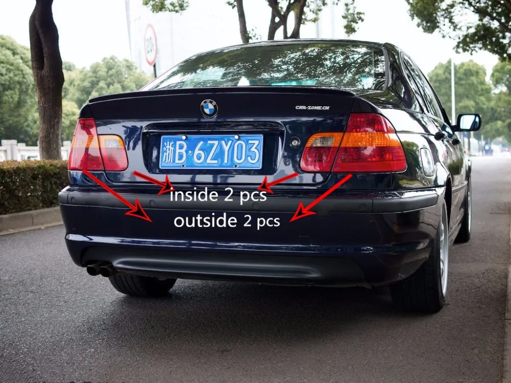 EOsuns задний бампер светильник фонарь в сборе drl для BMW 3 серии E46 318i 320i 323i 325i 328i 330i 1998