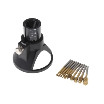 

10Pcs 1/8Inch Shank Milling Rotary File Burrs Bit Locator Set Wood Carving Rasps