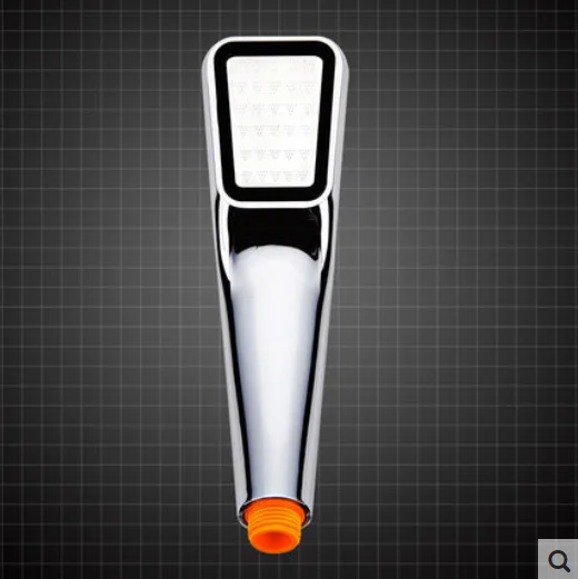 300 Hole High Pressure Water Saving Handheld Shower,Square Shower Head,ABS Full Chrome Surface Beymill Pressurized Shower Head