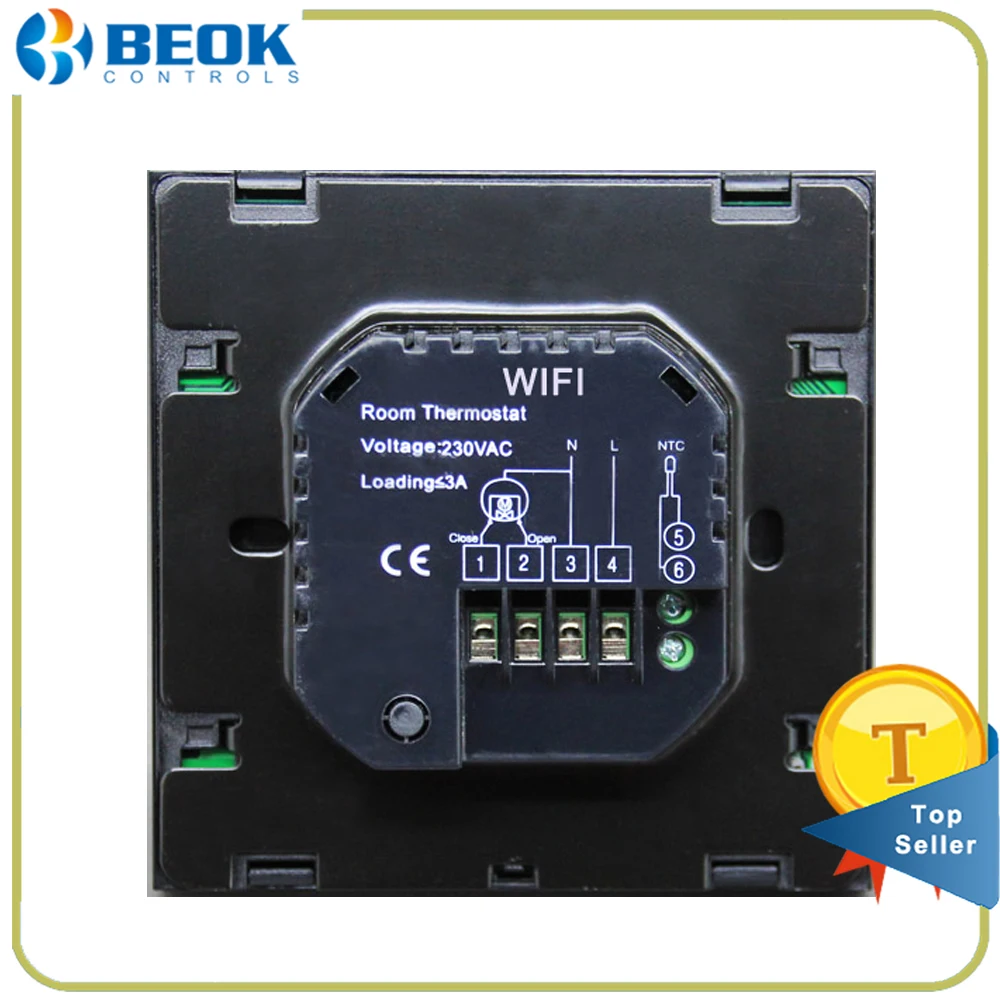 Beok TGT70 wifi WP термостат для нагрева воды умный программируемый контроллер