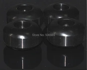 

free shipping skateboard wheels PU 95A 4 pcs/set 52X32 mm black color