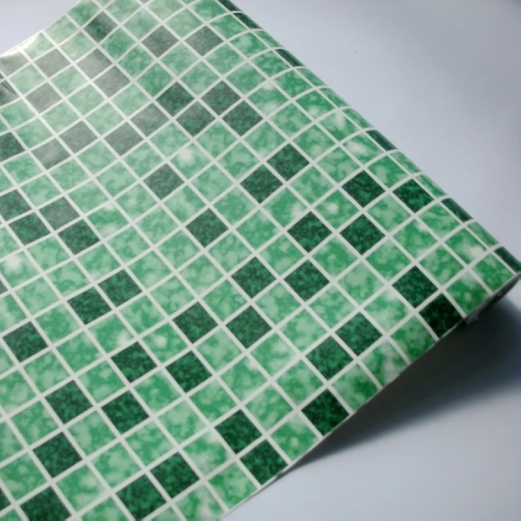 Free shipping Free shipping PVC waterproof bathroom mosaic wallpaper