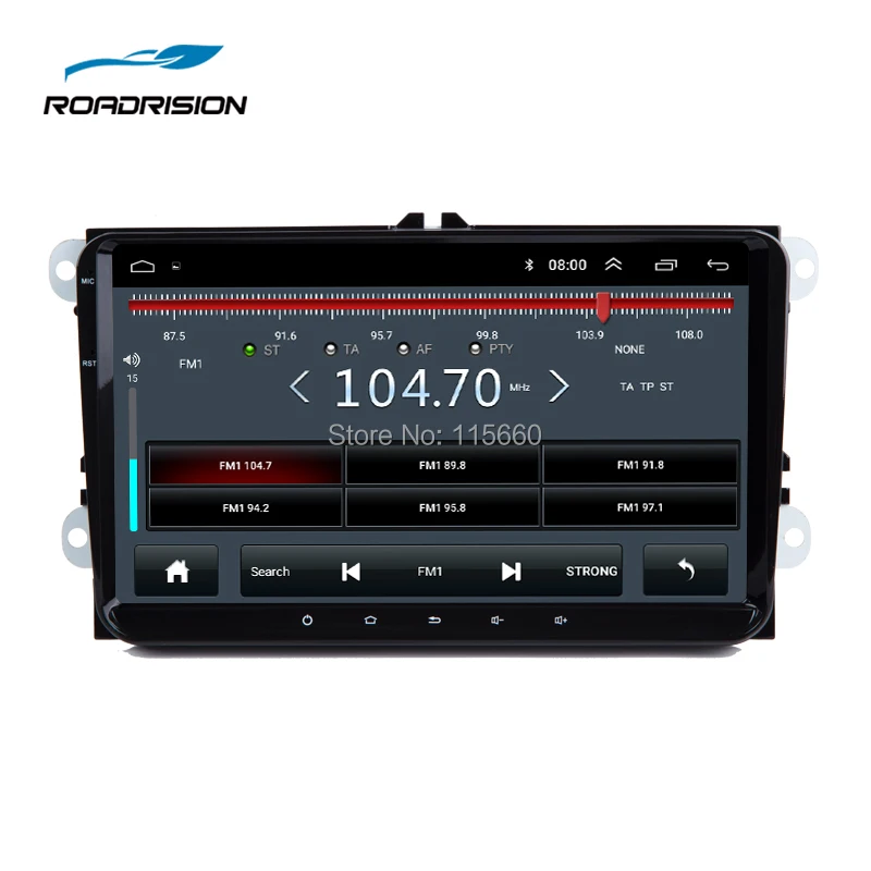 RoadRision 9inchs Car Multimedia Player Stereo Headunit Full touch for VW Volkswagen models Ultra thin Panel design 3