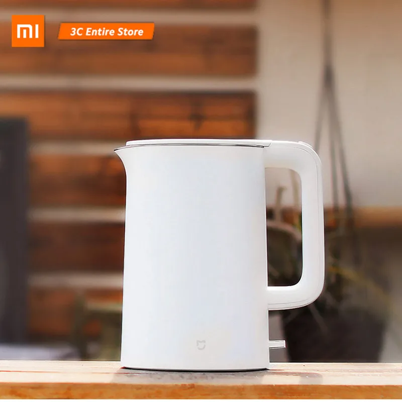 Оригинальный Xiaomi Mijia электрический чайник 1.5л авто защита от отключения воды