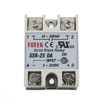 

solid state relay SSR-25DA 25A 3-32V DC TO 24-380V AC SSR 25DA