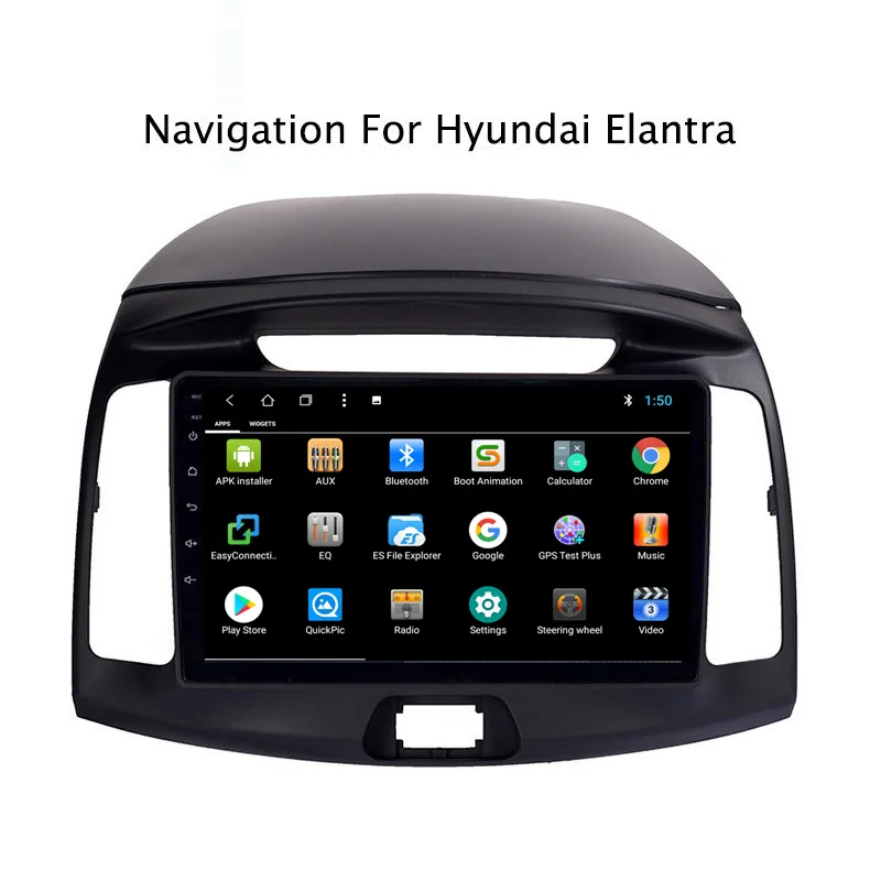 Flash Deal NAVITOPIA 9inch 2G RAM 32G ROM Android 8.1 Car DVD Multimedia GPS Navigation for Hyundai Elantra 2011 2012 2013 2014 2015 2016 3