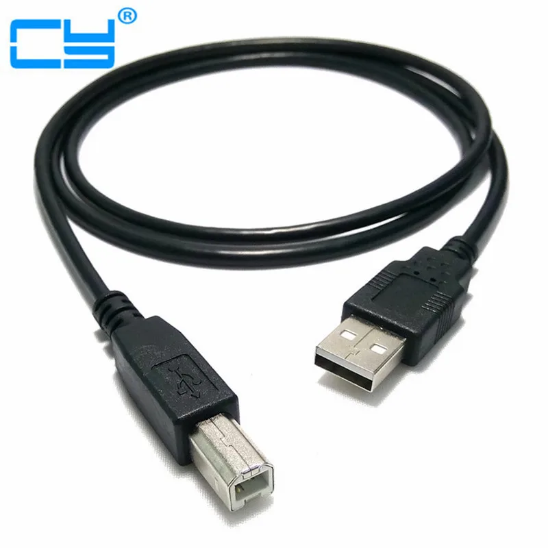 USB 2.0 Printer Cable A To B Male To Male Sync Data Charger Cable 1m/2m