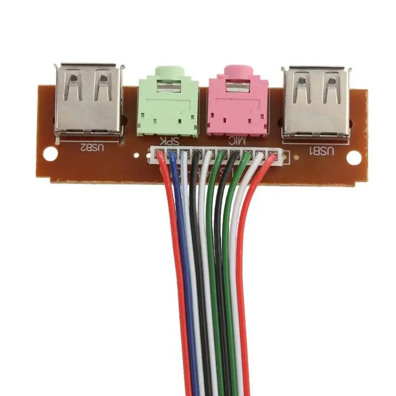 I/0 аудиовыход вход двойной USB Передняя панель кабель для компьютера