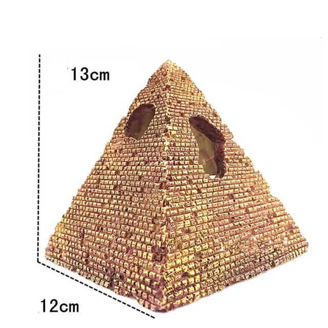 Easter Island Egyptian Pyramids Stone Cave Ornament Fish Tank Aquarium Decoration Terrarium Reptile Tank Aquarium Accessories 3
