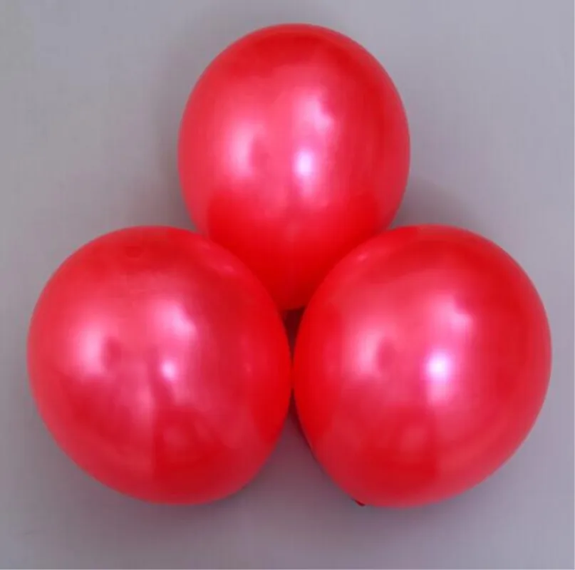 

Red balloon 50pcs/lot12 inch 3.2g pearl ballon gonflable anniversaire wedding decorations baby birthday party balloons supplies