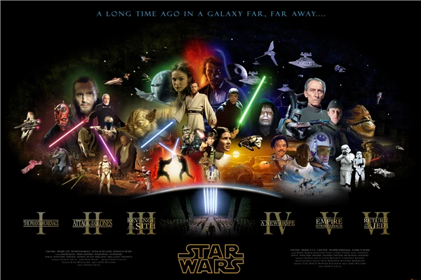Custom Canvas Art Star Wars Poster Star Wars Wall Stickers