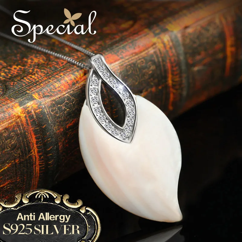 

Special Fashion Sea Shell Necklaces & Pendants Box Chain Maxi Necklace 925 Sterling-Silver-Jewelry Gifts for Women XL150510