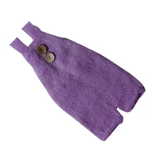 Высокое качество 1 шт. для новорожденного младенца любого пола ручной работы вязаный костюм на кнопках реквизит для детской фотографии