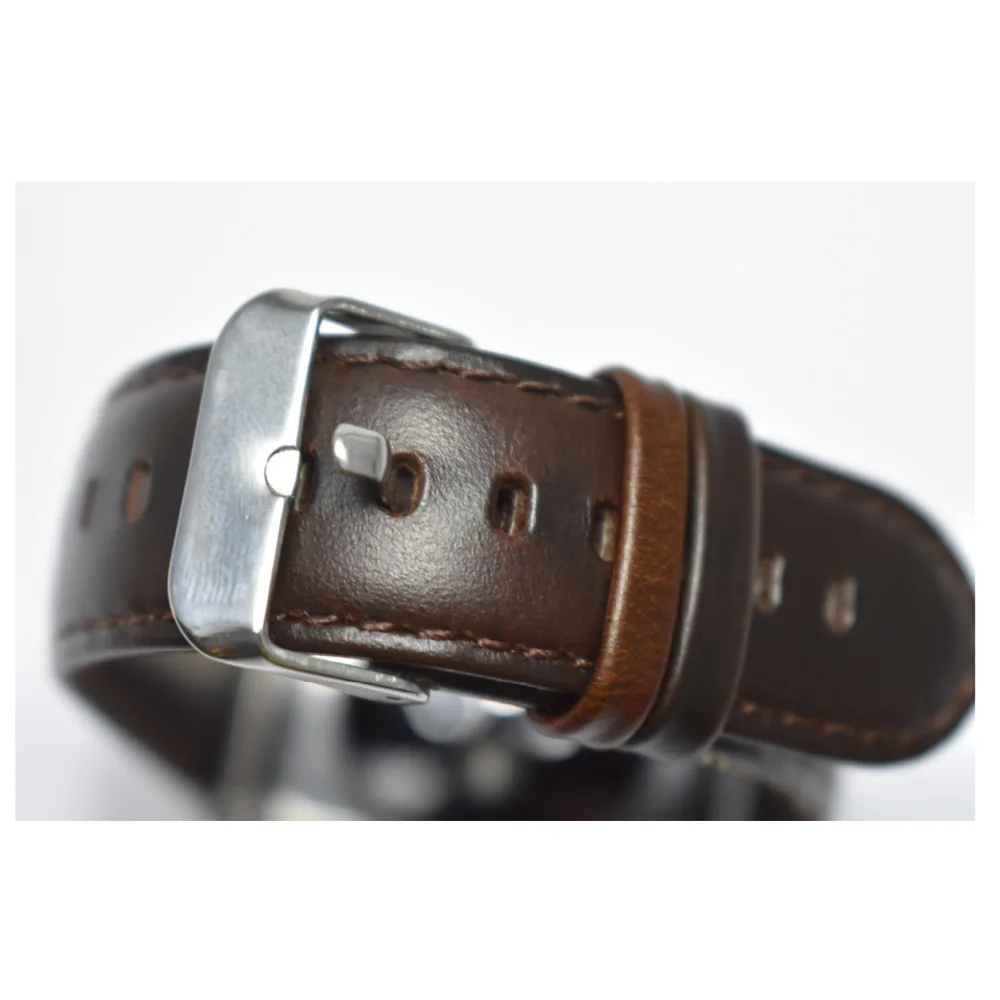 

CRESTED Genuine leather watchband strap For Apple Watch band 42 mm/38 & Brown leather strap apple smart watch band 20/22mm