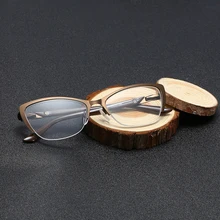 Женские полуободковая оптическая Женская очки, не сферические женские очки для чтения+ 1,0+ 1,5+ 2,0+ 2,5+ 3,0+ 3,5+ 4,0