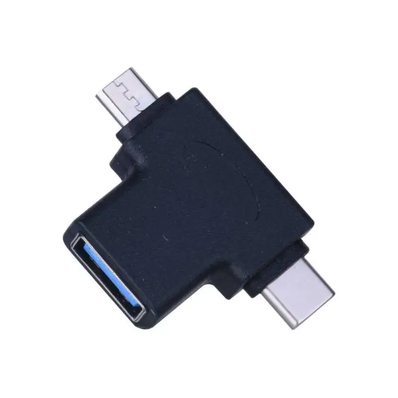 3 в 1OTG кабель адаптер Высокоскоростная передача с двумя интерфейсами USB3.0 для