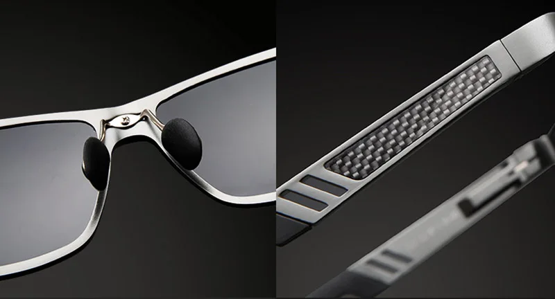 Мужские поляризованные солнцезащитные очки из алюминия и магния солнцезащитные очки для вождения очки прямоугольные Оттенки для мужчин Oculos masculino мужские