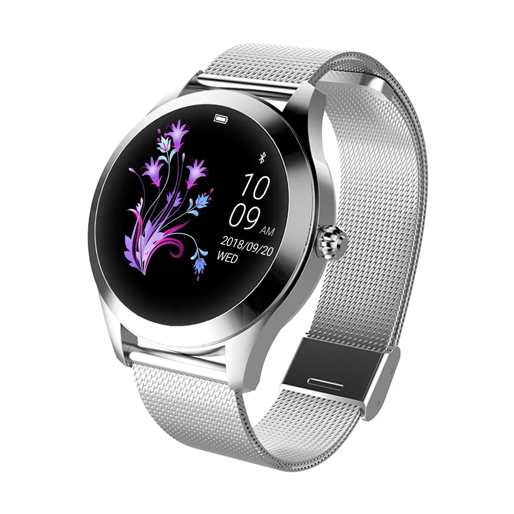 Топ Модные Часы Smart Watch Для женщин KW10 IP68 водонепроницаемый мульти-режимы шагомер сердечного ритма Фитнес браслет для девушек