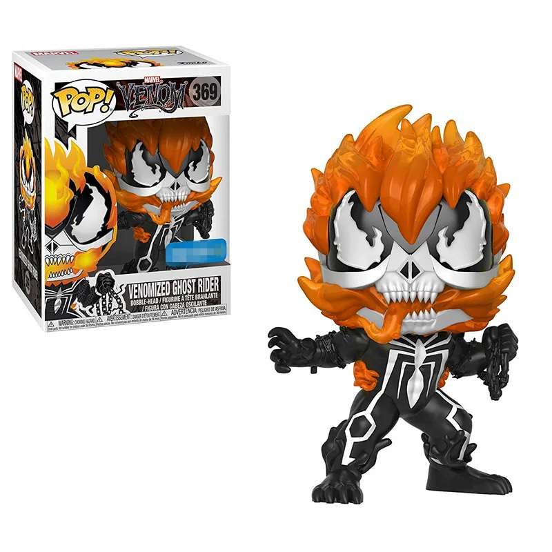 

Exclusive FUNKO POP Official Marvel: Venom - Venomized Ghost Rider Vinyl Action Figure Collectible Model Toy with Original Box