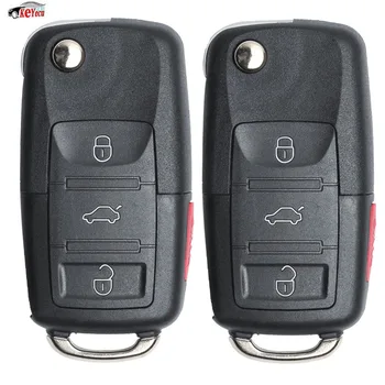 

KEYECU 2 Pcs New Replacement Remote Car Key Fob 315MHz ID48 Chip 4 Button for Volkswagen 2011-2016 GTI Jetta Eos Golf NBG010180T
