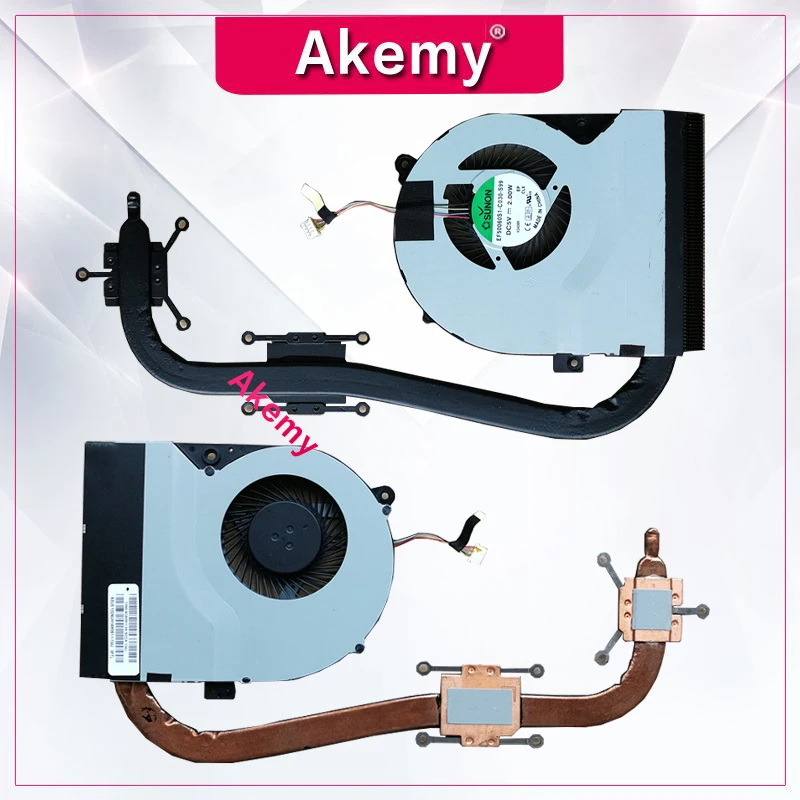 

Akemy 100% New laptop cpu cooling fan with heatsink for ASUS S56CB S56CA S56CM S56C K56C R505C 13n0-n3a0911
