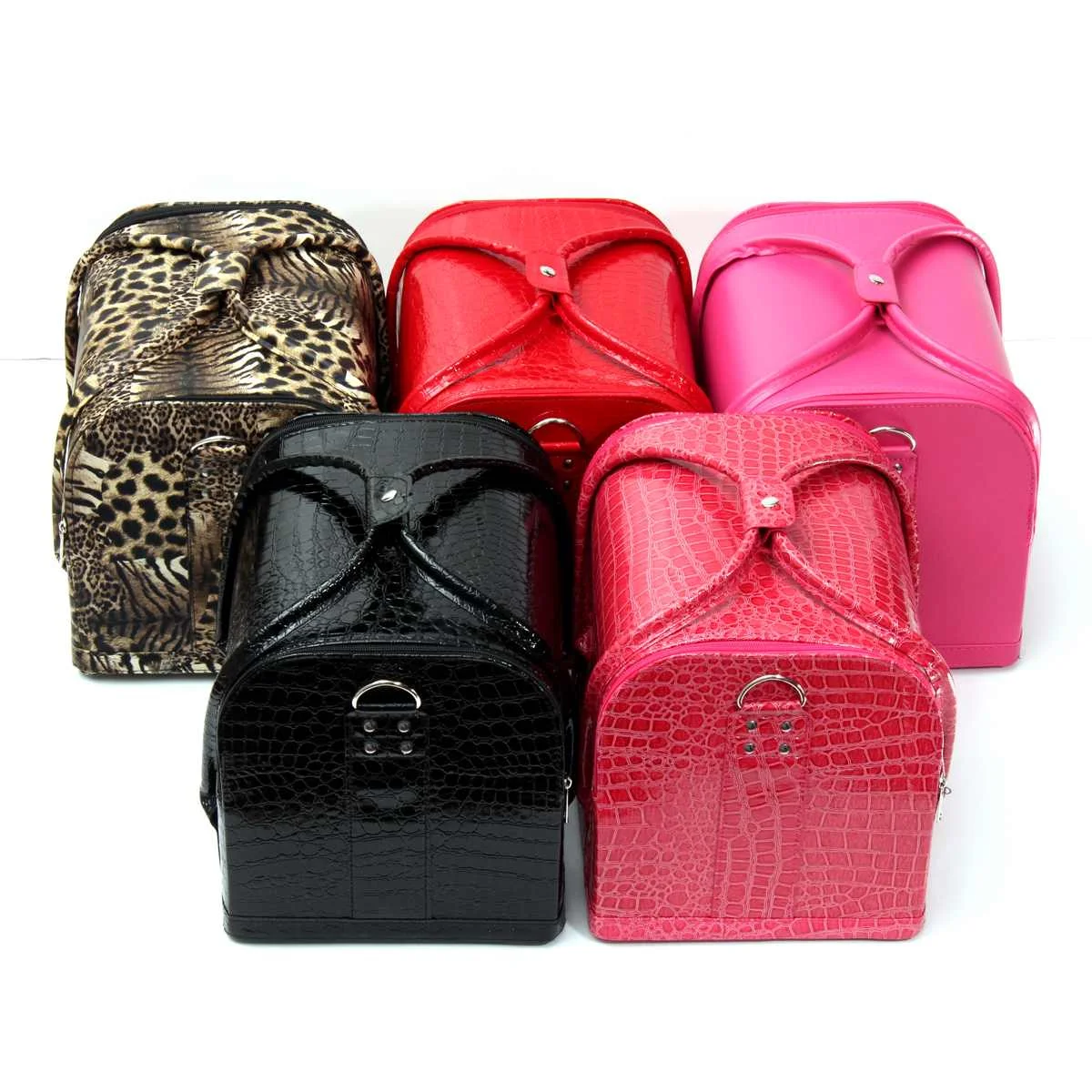 

Portable Big PU Leather Makeup Artist Bags Travel Professional Large Capacity Women Make Up Tool Cosmetic Organizer Storage Case