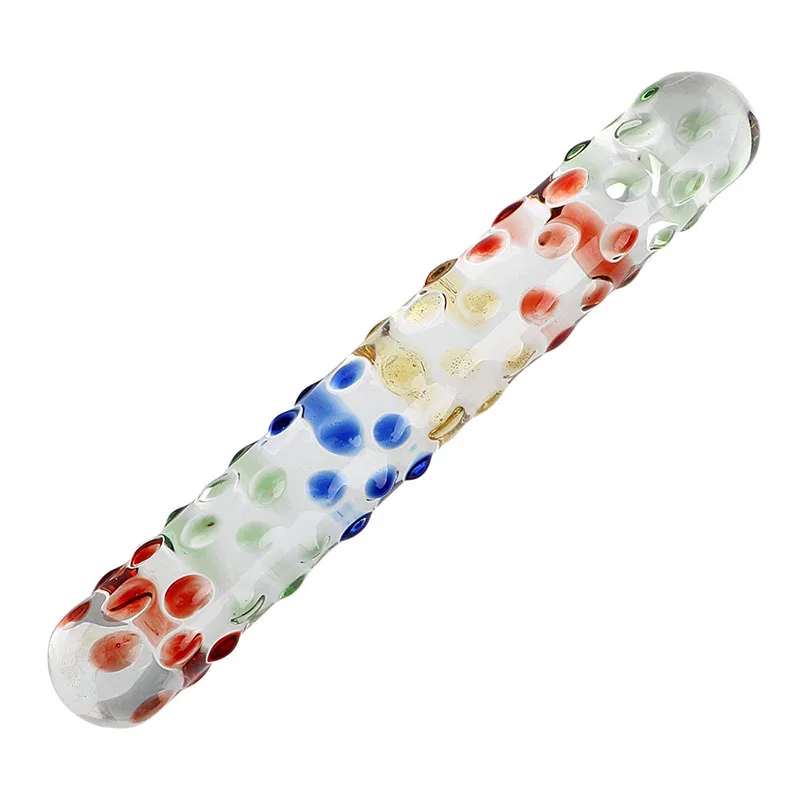 Glass Dildo Crystal Fake Penis Double End Adult Products Sex Toys Anal 