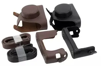 

Free shipping Leather Camera Case Bag Cover For Fujifilm Fuji X100 X100S X100T Finepix black coffee color choose
