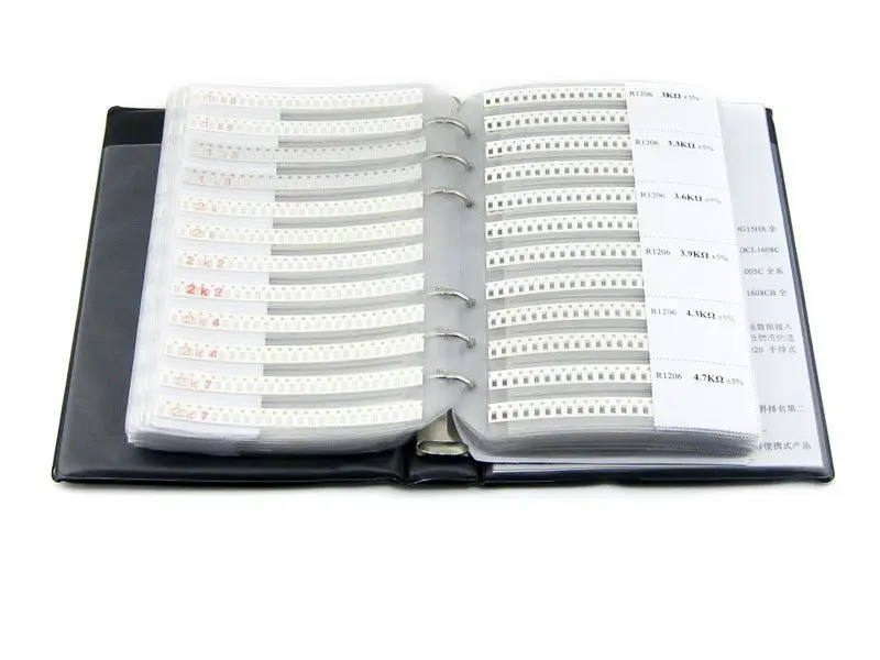 

R1206 YAGEO & UniOhm 1206 SMD Resistor Kit 170 Types 8500pcs in Total 5% Tolerance Electronic Components Capacitor Sample Book