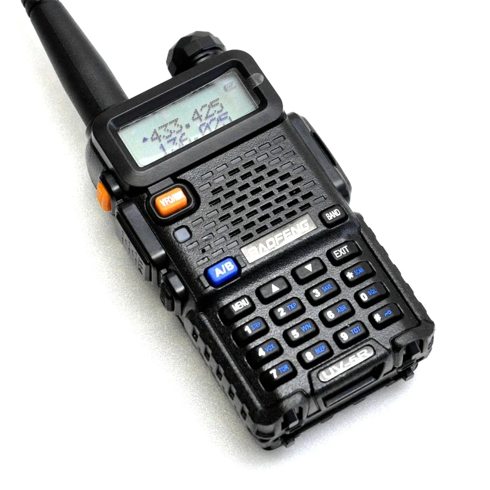 BaoFeng UV-5R рация 5 цветов Профессиональный CB радио Baofeng UV5R трансивер 128CH 5 Вт VHF& UHF Ручной для спорта на открытом воздухе