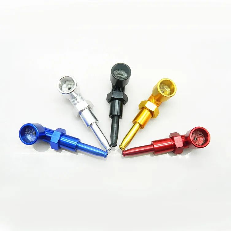 Buy 5Pcs/lot New Screw Metal Smoking Pipes Reggae