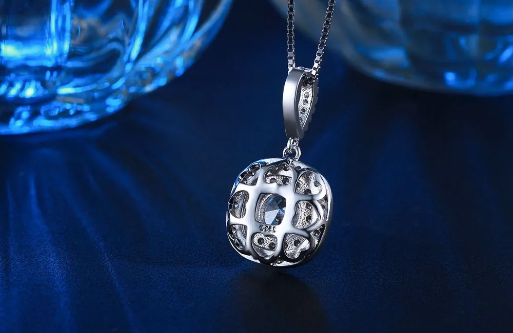 925 stealing silver square fashion bridal wedding pendant necklace earrings jewelry set AAA cubic zirconia diamond white gold plated Bijoux JS005.jpg (9)