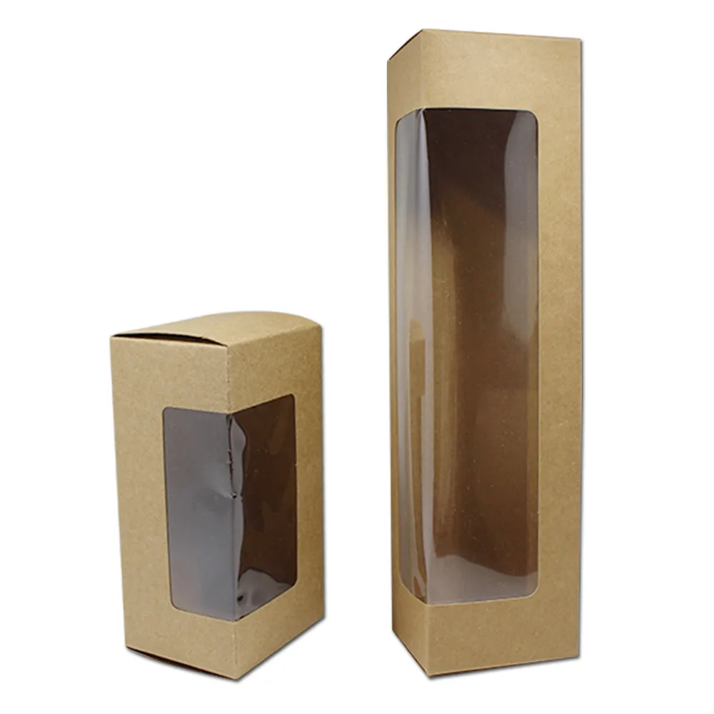 DHL 200pcs/lot Brown Baking Cookies Packaging Kraft Paper Box Baked Foods Cake Gift Storage Packing Boxes With Clear Window DHL 200pcs/lot Brown Baking Cookies Packaging Kraft Paper Box Baked Foods Cake Gift Storage Packing Boxes With Clear Window