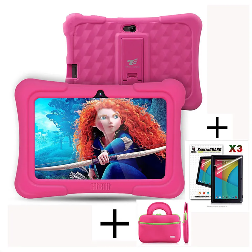 DragonTouch Y88X Plus 7 inch Kids Tablet for Children Quad Core Android 5.1 + Tablet bag+ Screen Protector Best gifts for Child