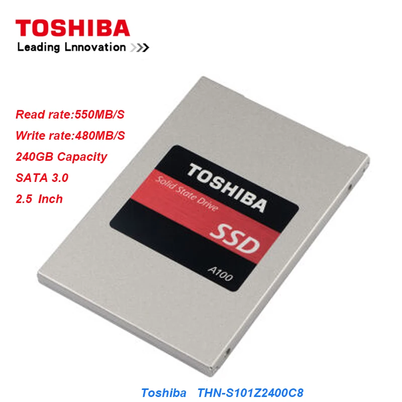Toshiba SSD 240GB Capacity 2.5 Inch High Speed SATA3.0 Internal Solid State Drive SATA 3.0 Port Drives for Laptops/Desktop |