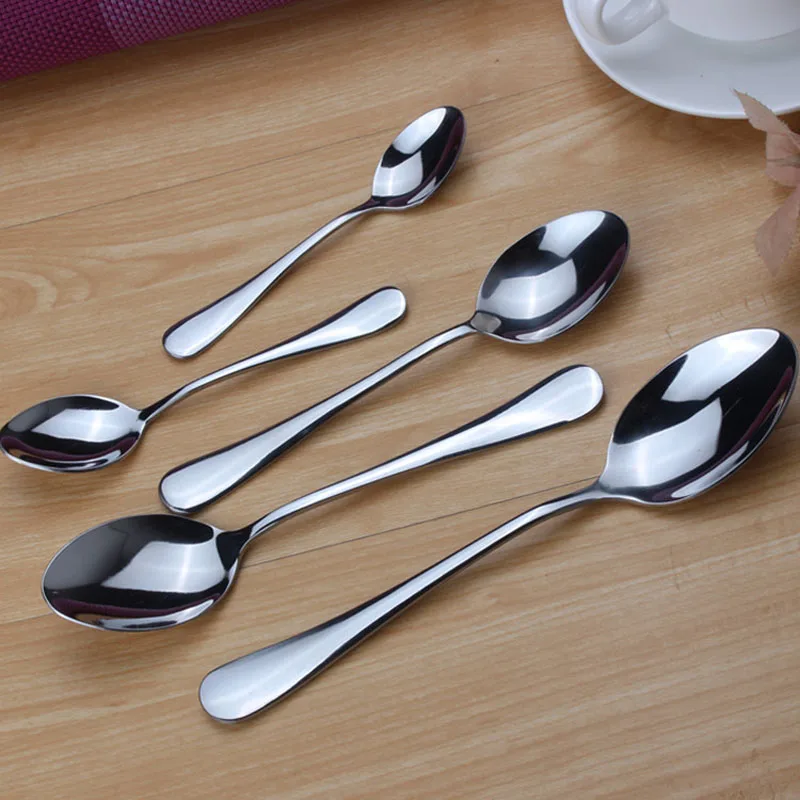 5 size of Stainless steel spoon (2)