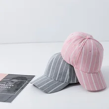 INMAN летние простые полосатые дизайнерские женские модные бейсболки