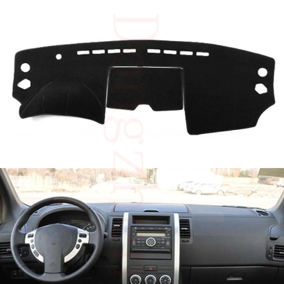 

Dongzhen Fit For Nissan X-Trail 2008-2012 Car Dashboard Cover Avoid Light Pad Instrument Platform Dash Board Cover Car Styling